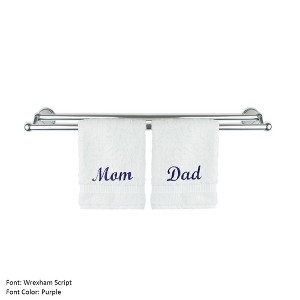 BC BARE COTTON Luxury Hotel & Spa Mom and Dad Towel Set Wedding Engagement - 1 of 1