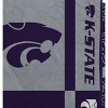 NCAA Kansas State Wildcats Reverse Block Double Sided Ultra Cozy Blanket - 2 of 2