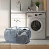 Unique Bargains Portable Folding Laundry Hampers 1 Pc - 2 of 4