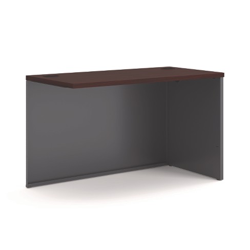 HON 38000 Series Return Shell, Right, 48w x 24d x 29.5h, Mahogany/Charcoal - image 1 of 2