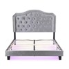 Upholstered Platform Bed Frame ,Wood Slat Support, Easy Assembly - 4 of 4
