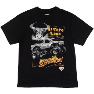 Monster Jam Grave Digger El Toro Loco Megalodon Truck T-Shirt - 1 of 4