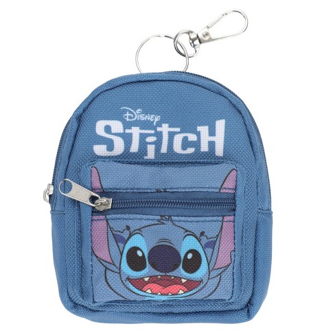 Stitch Detail Coin Purse With Keychain