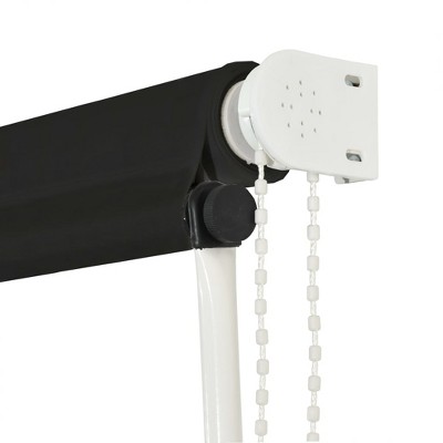 Anthracite Retractable Awning with Steel Frame, 98.4" x 59.1"