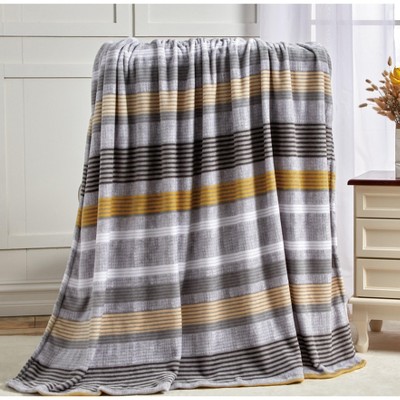 Extra Cozy and Comfy Microplush Throw Blanket (50" x 60")  Brea
