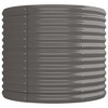 vidaXL Garden Raised Bed Powder-coated Steel 102.4"x15.7"x26.8" Silver - 4 of 4