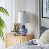 Modern Ceramic Table Lamp with Vase Base, Accent Table Lamp, Nightstand Lamp for Bedroom or Living Room – The Pop Home - 3 of 4
