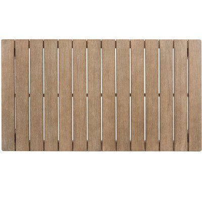 Martinique Natural Medium Wood Patio Coffee Table