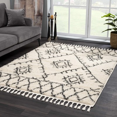Hauteloom Emlenton Berber Shag with Tassels