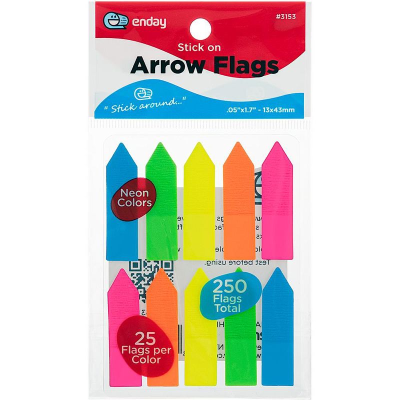 Enday Stick On Arrow Flags, 1 of 6