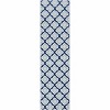 Well Woven Illuminate Moroccan Lattice Indoor OutdoorHigh-Low Pile Blue Area Rug - 4 of 4