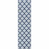 Well Woven Illuminate Moroccan Lattice Indoor OutdoorHigh-Low Pile Blue Area Rug - image 4 of 4