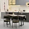 NicBex Boucle Fabric Dining Chairs Set of 2, Mid-Century Curved Backrest, Round Upholstered Kitchen Chairs for Apartment/ Bedroom - 2 of 4