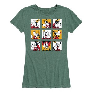 Women's - Disney - Goofy Grid Short Sleeve Graphic T-Shirt - 1 of 4