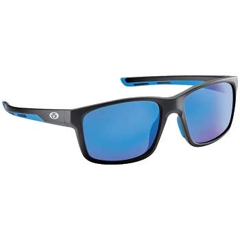 Flying Fisherman Offline Polarized Sunglasses, Black, Smoke Blue