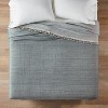 Reversible Textured Cotton Chambray Coverlet - Casaluna™ - 3 of 4