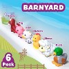 6-Pack Barnyard Bath Toys, Sealed No-Hole Mold-Free Set with Soft Squeezable Animals - 3 of 4