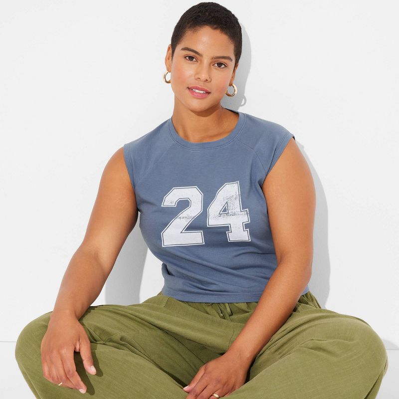 Women's Short Sleeve Graphic Baseball T-Shirt - Wild Fable™, 1 of 7