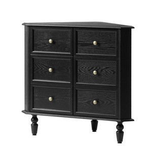 Roland 30 H 2-Door Corner Cabinet with Spindle Legs|ARTFUL LIVING DESIGNS - 1 of 4