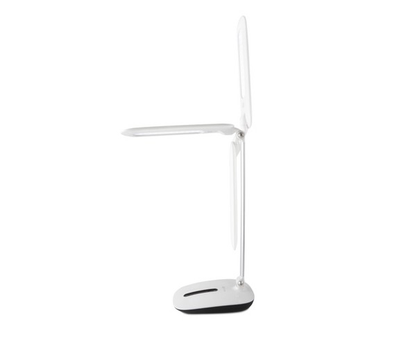 LED Desk with Sliding Dimmer Table Lamp White (Includes Energy Efficient Light Bulb) - OttLite