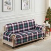 Greenland Home Fashions Cardinal Plaid Sofa Furniture Protector, 127x77 Inch - 2 of 4