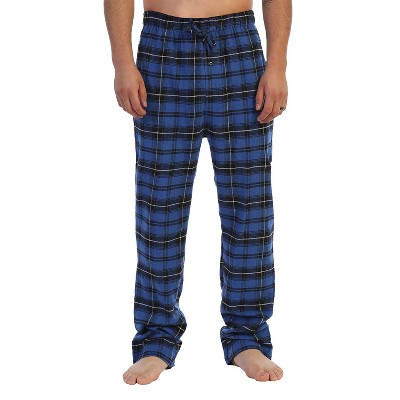 Gioberti Men's Yarn-Dye Brushed Flannel Pajama Pants, Elastic Waist