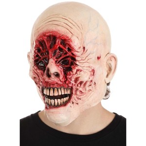 HalloweenCostumes.com One Size Fits Most   Adult Void Mask - Immortal Masks | Exclusive Masks, Pink/Red - 1 of 4