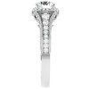 Pompeii3 1 3/4Ct Diamond & Moissanite Halo Engagement Ring in 10k Gold - 2 of 4