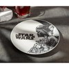 Silver Buffalo Star Wars Black-and-White Collage 8-Inch Ceramic Coupe Dinner Plate - 2 of 4