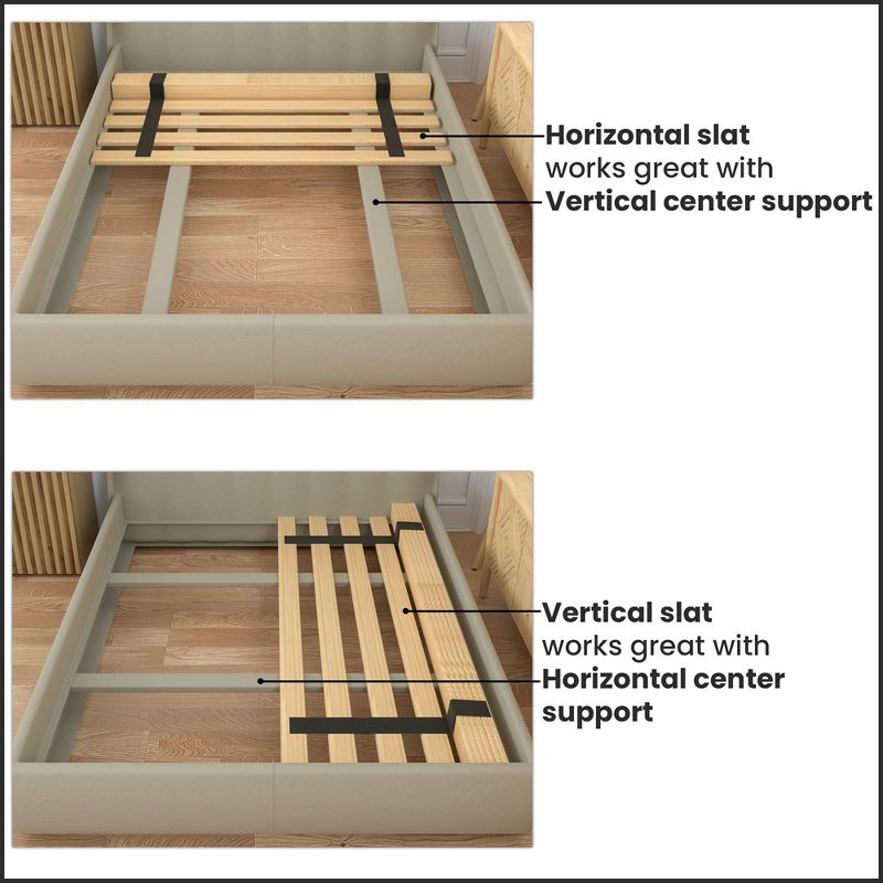 Continental Sleep, 0.75-Inch Standard Vertical Mattress Support Wooden Bunkie Board/Slats, 3 of 10