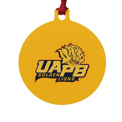 Arkansas at Pine Bluff Secondary Logo Aluminum Holiday Christmas Tree Ornament