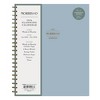 Morris & Co. 8.5"x11" by Blue Sky 2026  Weekly/Monthly Wirebound Planner Hardcover Solid Dearle Blue - 3 of 4