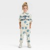 Grayson Mini Toddler Girls' Kindness is Everything Oversized French Terry Crewneck Sweatshirt - Cream - 4 of 4