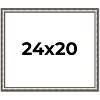 PosterPalooza | Slim Profile Silver Picture Frame - UV Acrylic, Backing Board, Hanging Hardware Included - 2 of 4