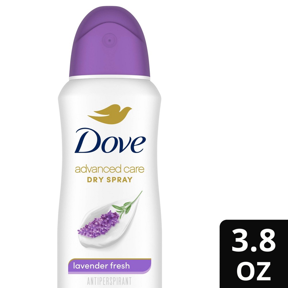 Dove Beauty Advanced Care Lavender Fresh 48-Hour Womens Antiperspirant & Deodorant Dry Spray  3.8oz