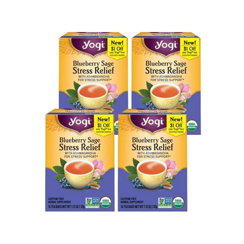 Yogi Tea Herbal Stress Relief, Honey Lavender 16 ct