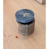 Matr Boomie Indukala Moon Phase Round Keepsake Box - Black Marble, Wood, Brass - 3 of 3