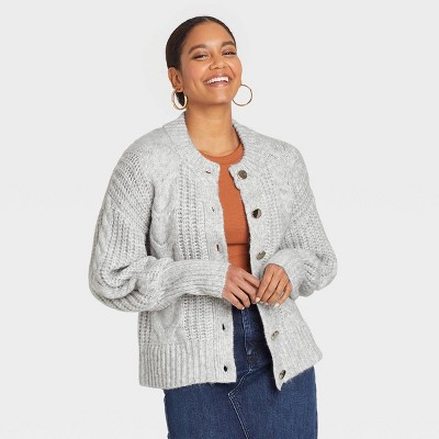 Women's Metal Button Cardigan - A New Day™