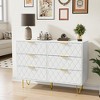 NicBex Modern Gold Handles Storage Dresser for Bedroom with 6 Drawers - 4 of 4