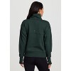 RBX Active Women's Regular Length Adjustable Mock Neck Quarter Zip Pullover Cotton Blend Fleece Sweatshirt with Zipper Pockets - 2 of 4