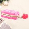 Unique Bargains Women's Portable Sequin Heart LOVE Makeup Bag 1 Pc - 3 of 3