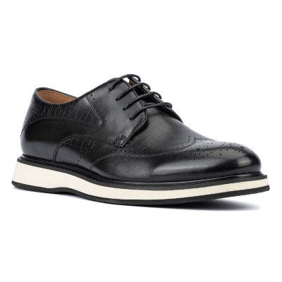 Vintage Foundry Kennard Men's Oxford Shoe - 8, BLACK