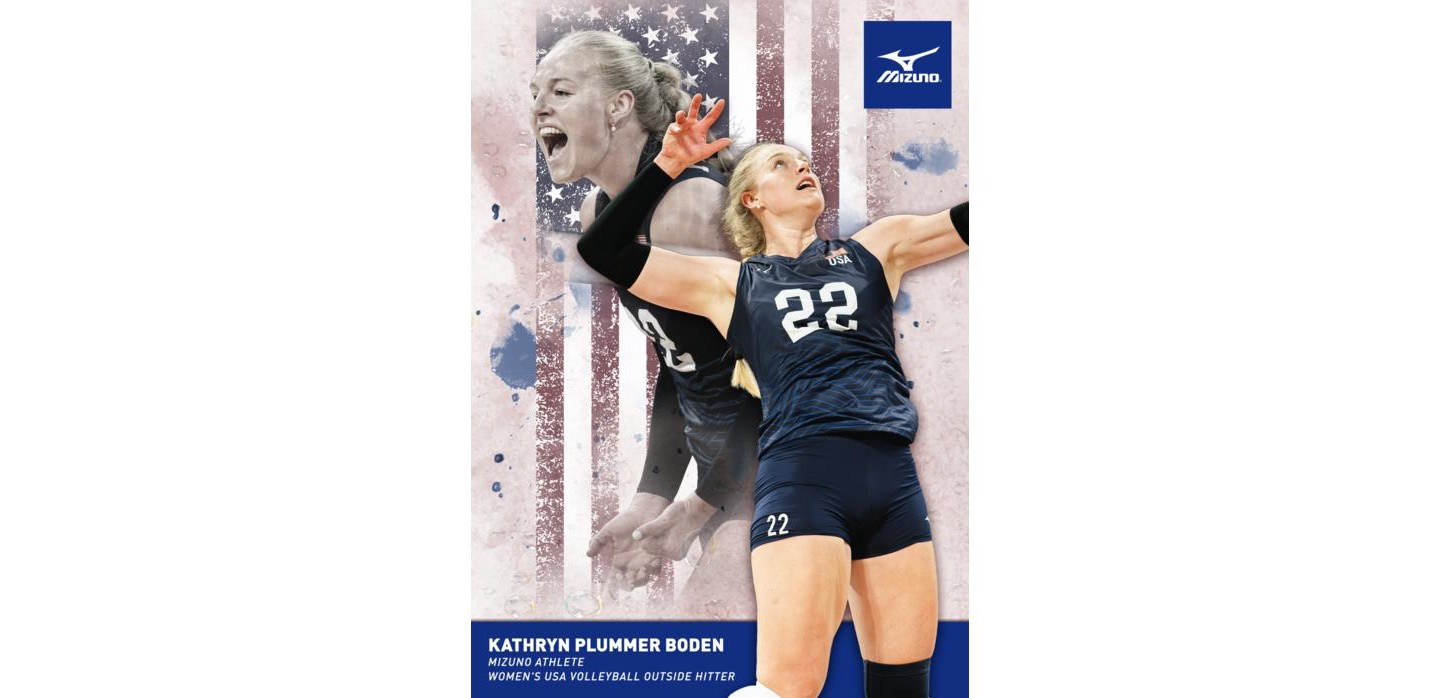 Женские кроссовки Mizuno Wave Dimension Volleyball Shoe, 10, White-Navy, цвет: Белый — фото 5