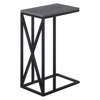 Tucson C End Table Weathered Gray/Black - Breighton Home