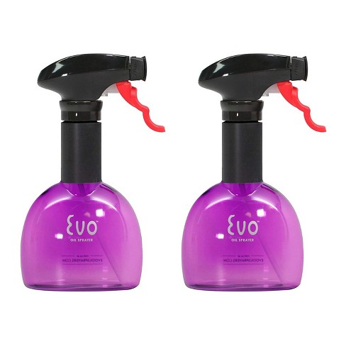 Evo Oil Sprayer, Non-Aerosol for Olive Oil, Cooking Oils, and Vinegars,  12-Ounce Capacity