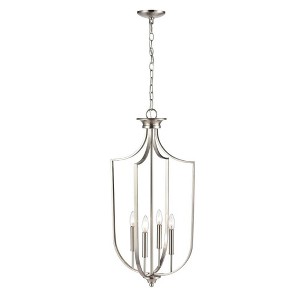 Millennium Lighting 4 - Light Pendant in  Brushed Nickel - 1 of 2