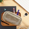 Unique Bargains Pencil Case with Flip Cover for Office Organizer - 2 of 4