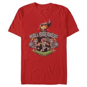 Mens Clash of Clans Skeleton Wall Breakers T Shirt - 1 of 4