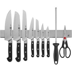ZWILLING Pro 10-pc Knife Set With 17.5-inch Stainless Magnetic Knife Bar - 1 of 1