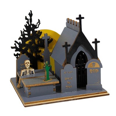 Ginger Cottages 4.25 In Creepy Cemetery Gb104 Ginger Cottages Village Accessories